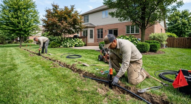 Grass Sprinkler Installation in Aiken, SC