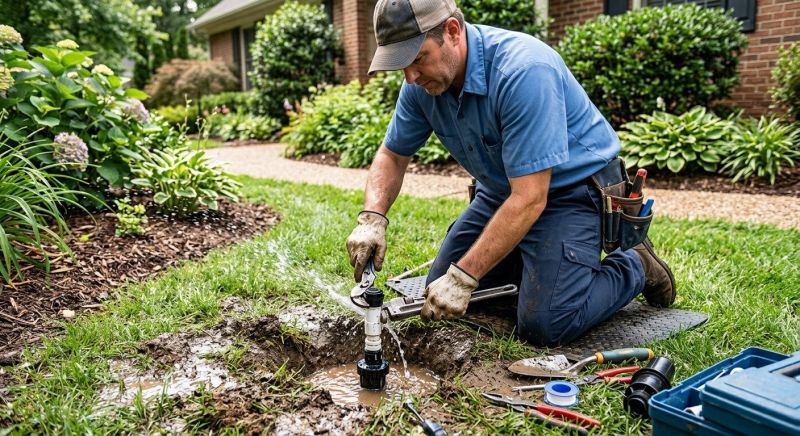 Damaged Sprinkler Repair in Aiken, SC
