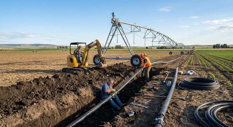 Farm Irrigation Installation in Aiken, SC