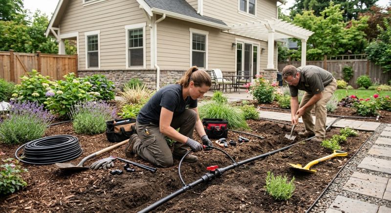 Garden Irrigation Installation in Aiken, SC