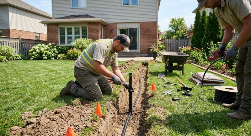 Grass Sprinkler Installation in Aiken, SC