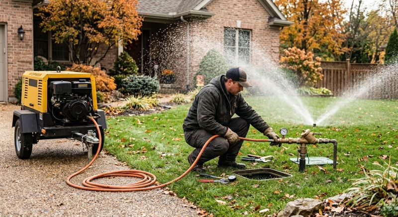Sprinkler Blowout Service in Reno, NV