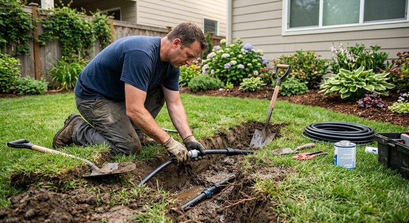 Sprinkler Line Replacement in Aiken, SC