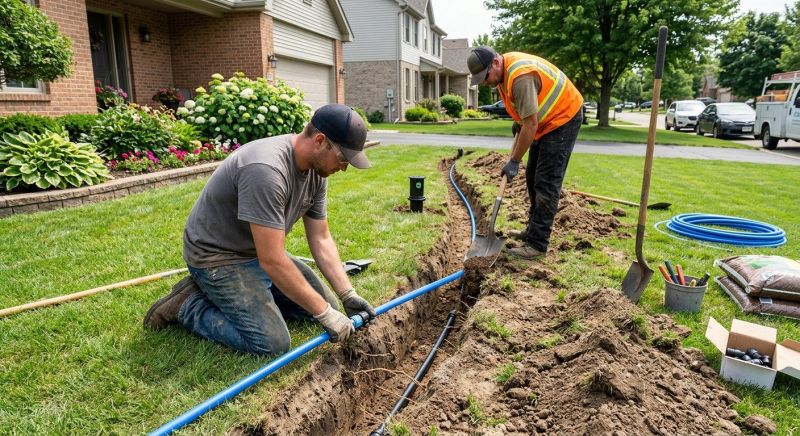 Sprinkler Line Replacement in Aiken, SC